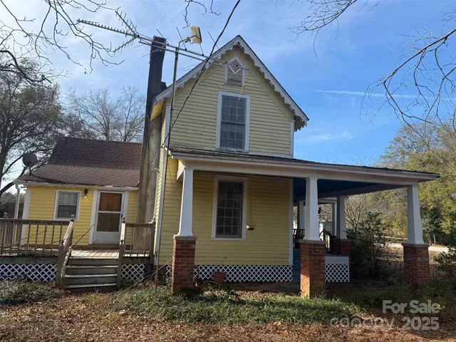front view of a house with a porch