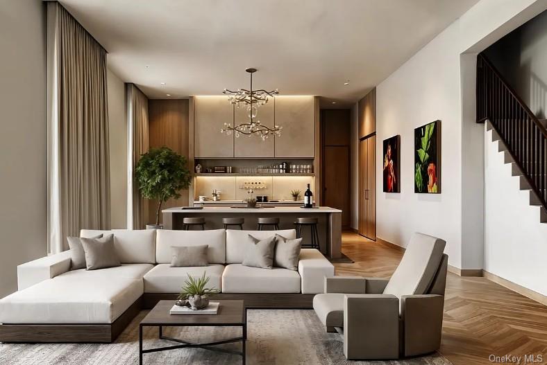 379 7th Street Brooklyn, NY 11215 - Photo 6 of 17 a living room with furniture and a flat screen tv