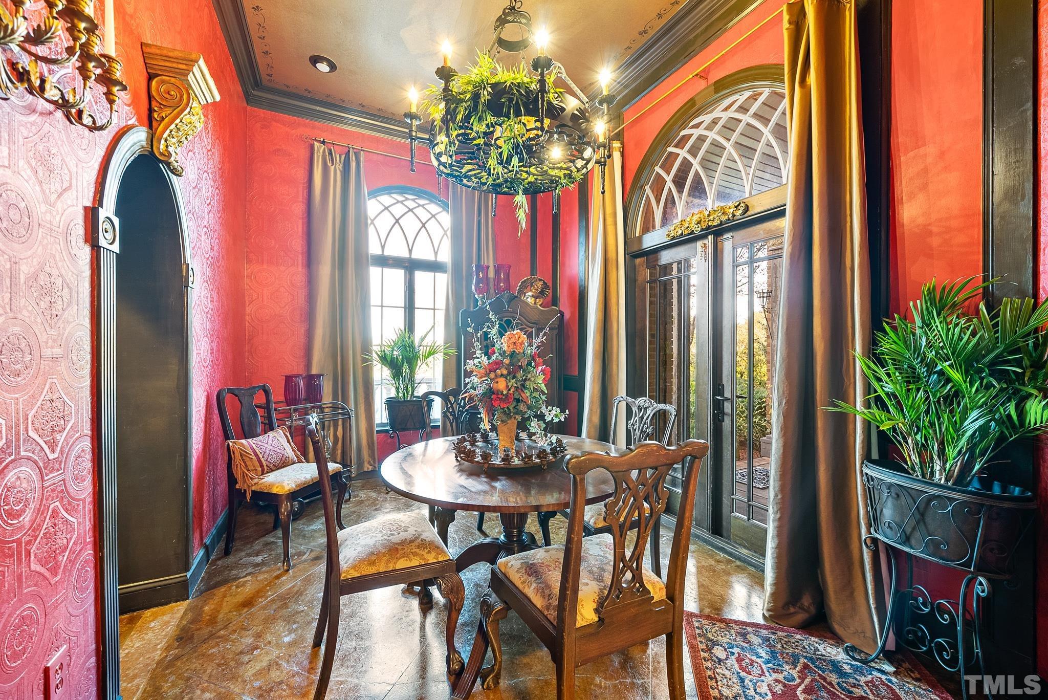 104 Pope Lake Road Angier, NC 27501 - Photo 17 of 49 a view of a dining room with furniture and a potted plant