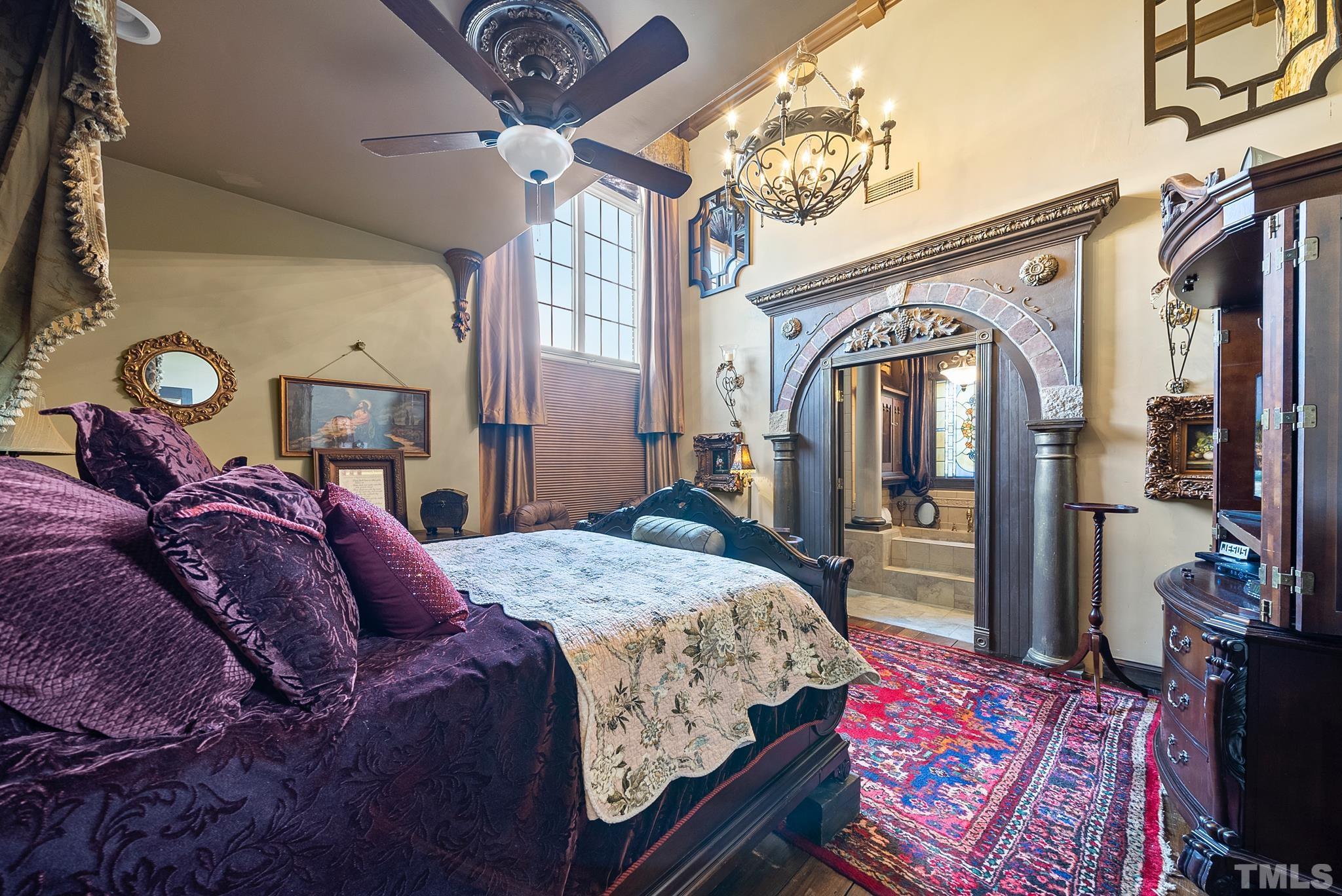 104 Pope Lake Road Angier, NC 27501 - Photo 31 of 49 a bed room with a bed and a mirror