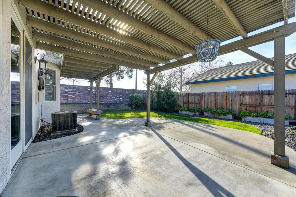 9594 Prost Court Elk Grove, CA 95758 - Photo 36 of 46 a view of a backyard