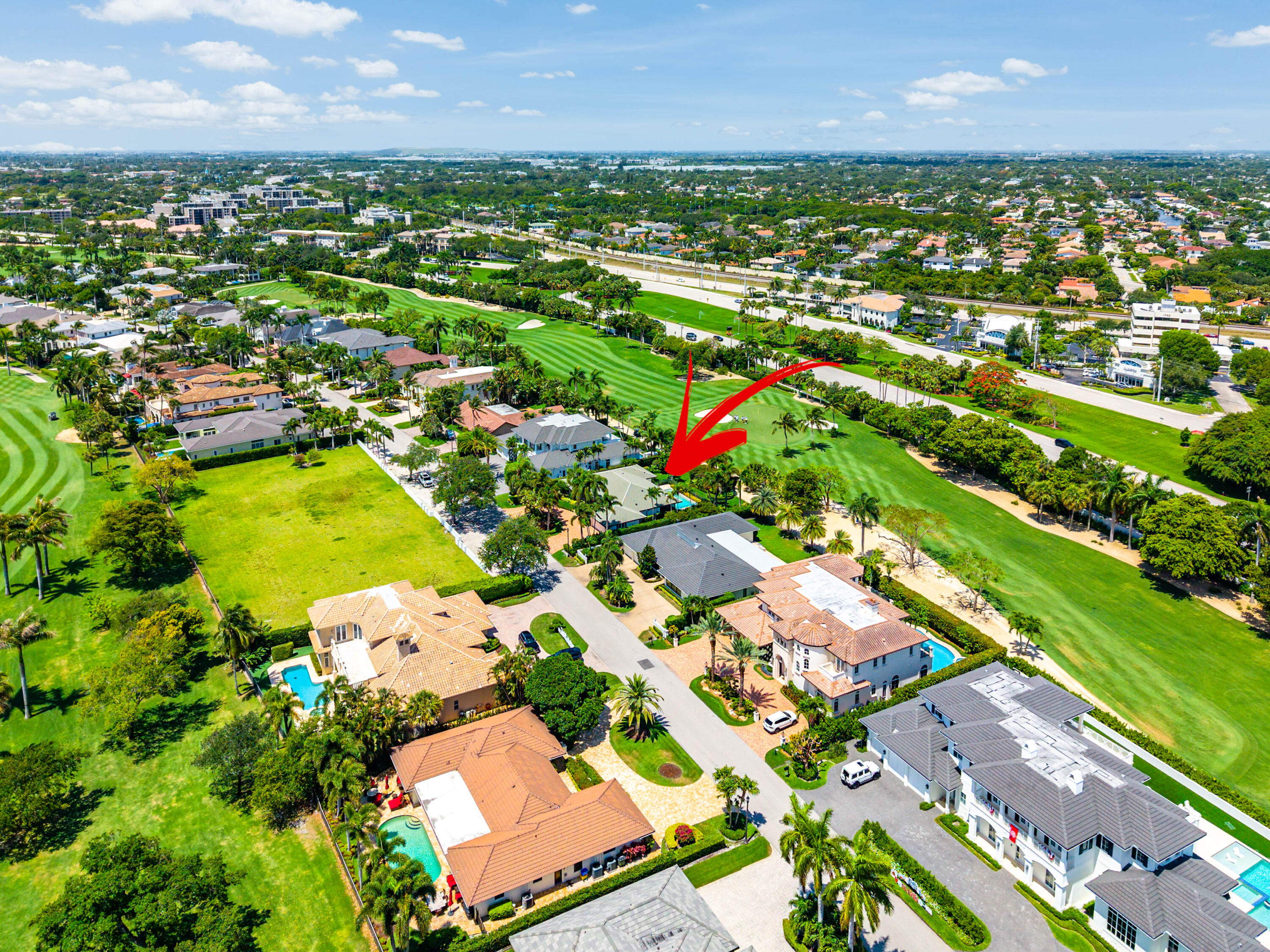 1851 Thatch Palm Drive Boca Raton, FL 33432 - Photo 66 of 70 an aerial view of residential houses with outdoor space