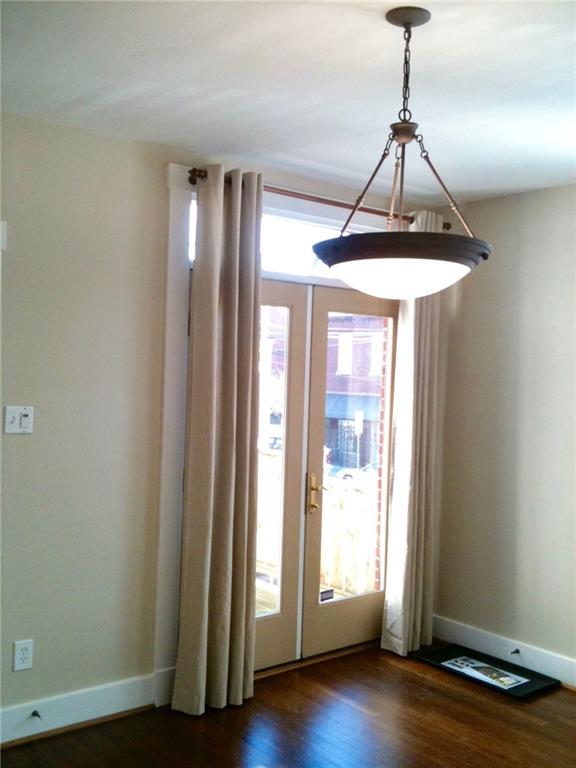 2 Dawson Court Pittsburgh, PA 15213 - Photo 12 of 34 French doors to deck (NOTE, desk is being rebuilt with composite decking)