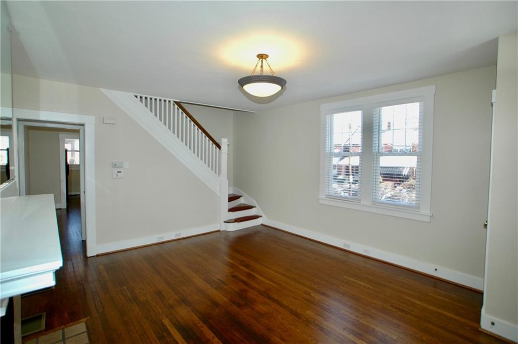 2 Dawson Court Pittsburgh, PA 15213 - Photo 15 of 34 Doorway to dining room, kitchen & back, stairs to 2nd floor bedrooms