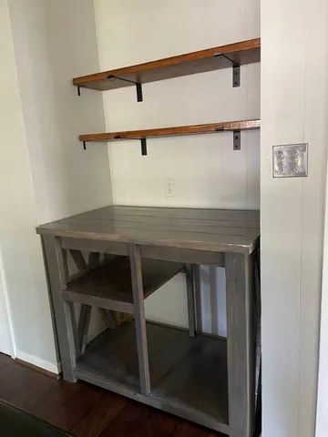 a table with table and chairs