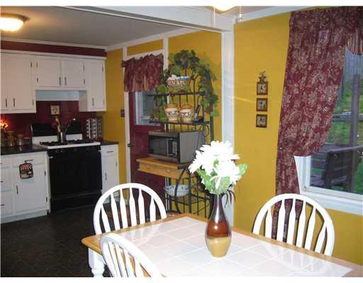 Dining Room. Dining area of kitchen, large window with a pool view!