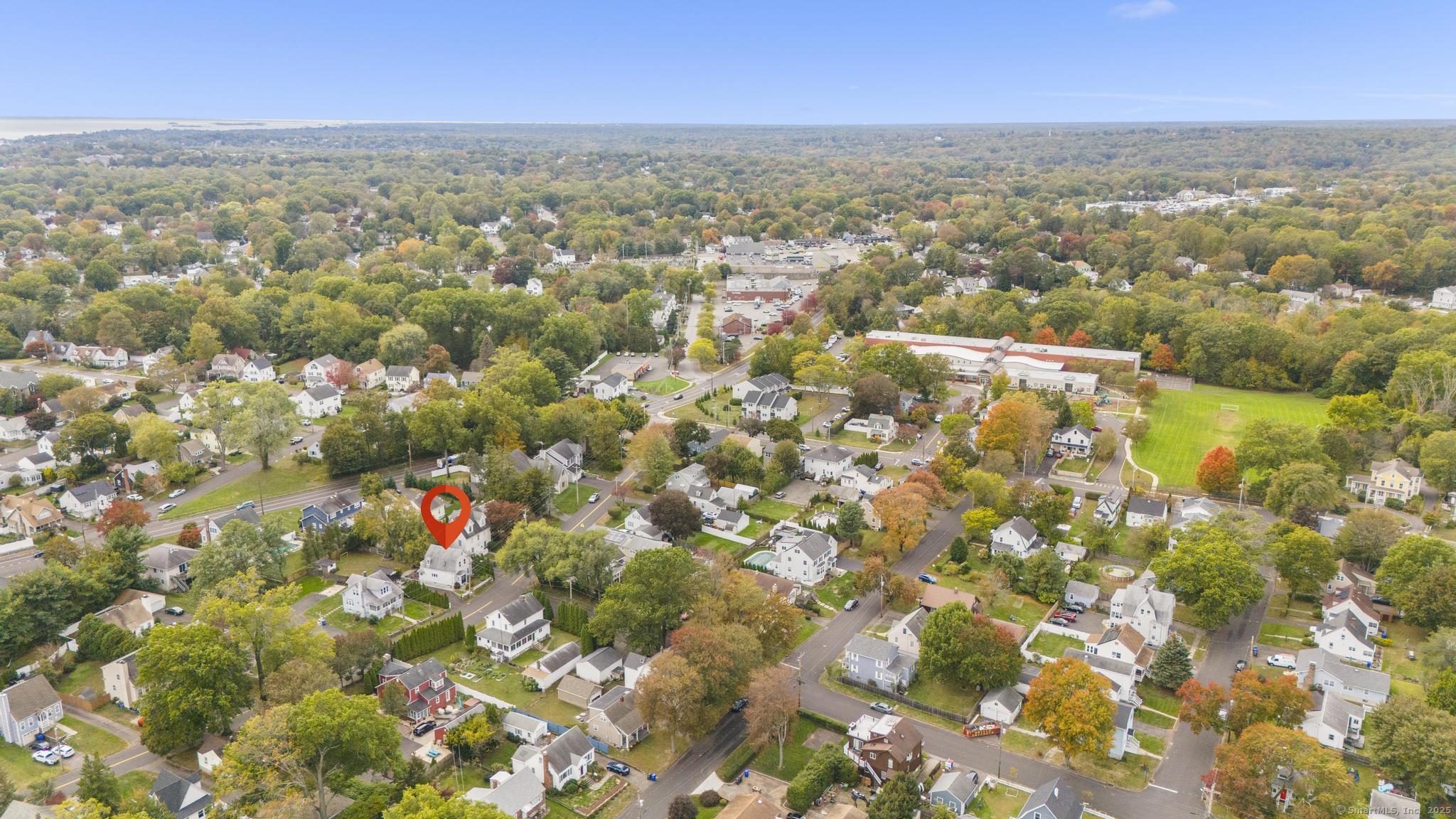 709 Tunxis Hill Road Fairfield, CT 06825 - Photo 30 of 30 an aerial view of residential houses with city view