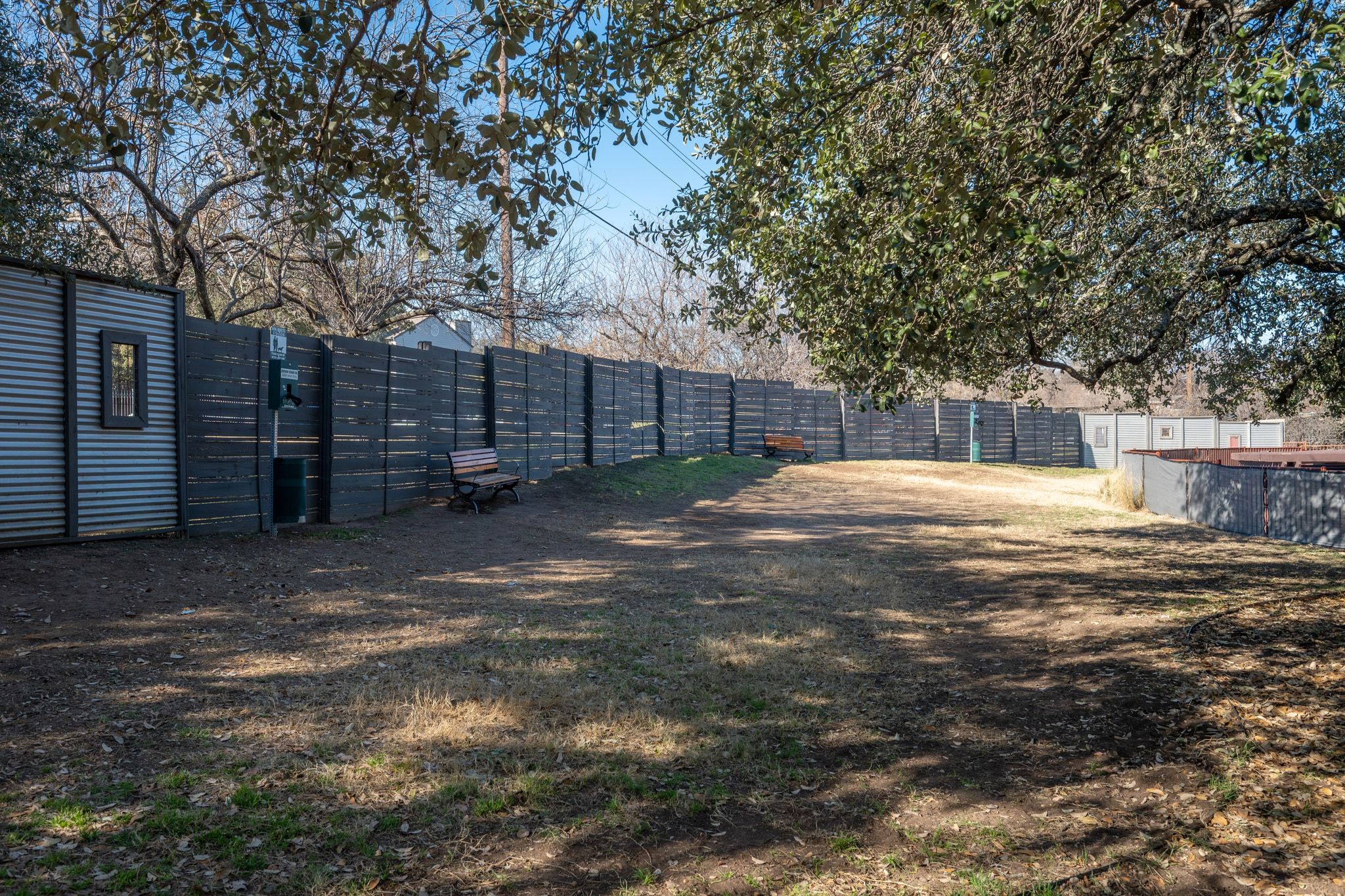 2905 Saville Loop Austin, TX 78741 - Photo 29 of 30 a view of a backyard with large trees