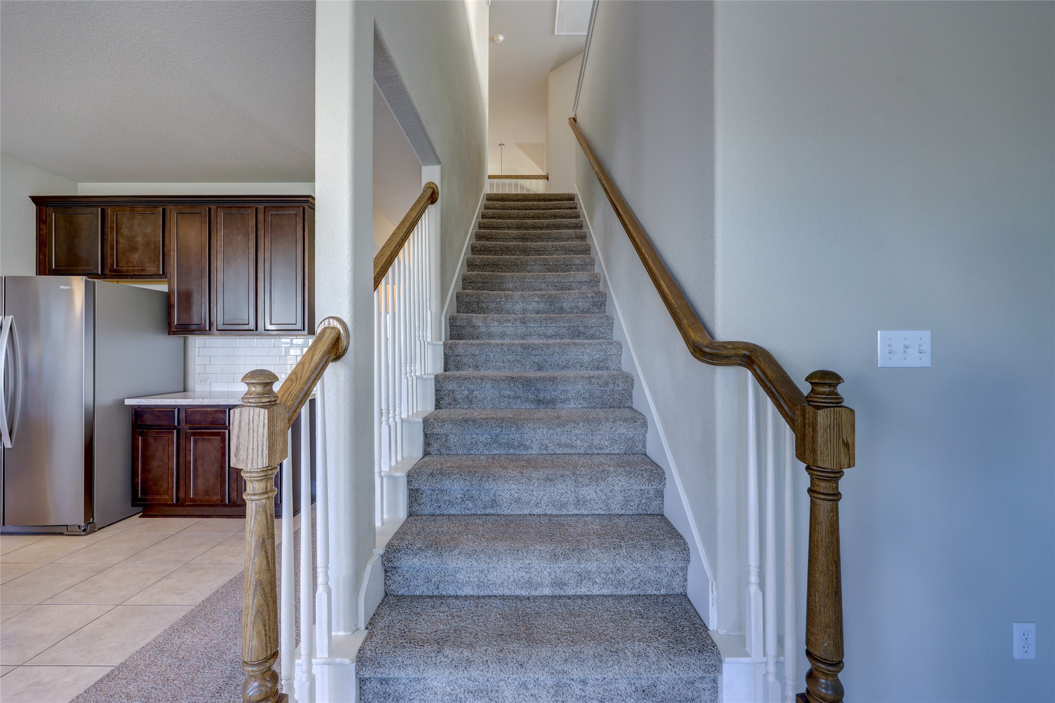 431 Millard Street Georgetown, TX 78628 - Photo 22 of 36 Stairs featuring tile patterned floors