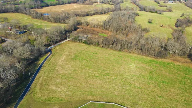a view of a yard with an outdoor space