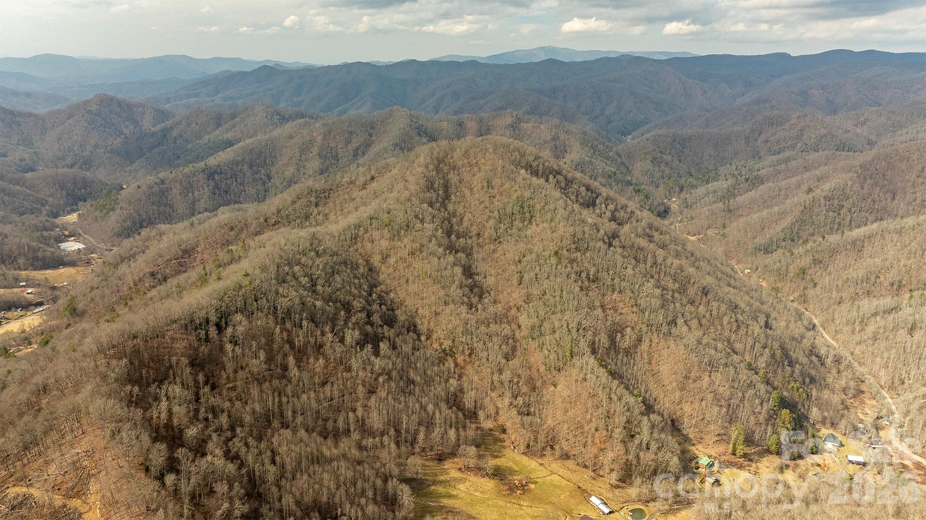 0 Devils Knob Road Mars Hill, NC 28754 - Photo 2 of 24 a view of a dry yard with mountains in the background