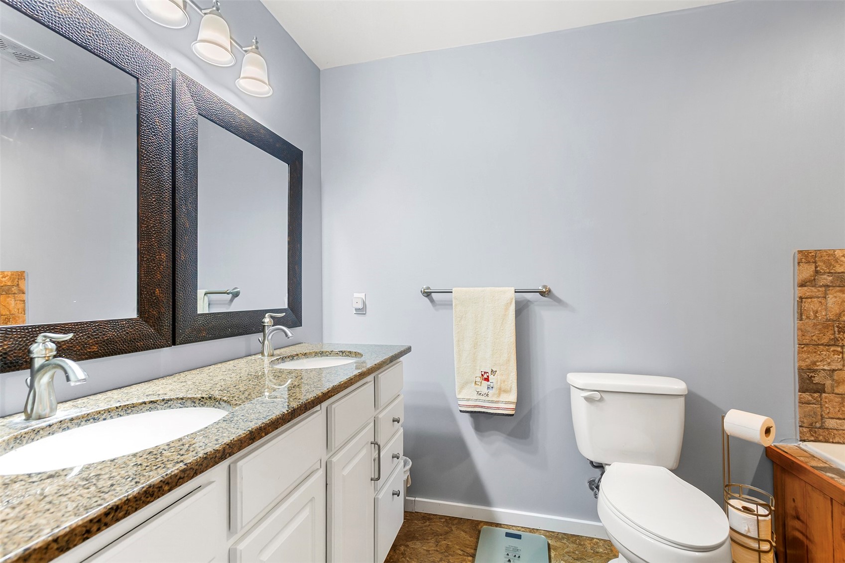 485 High Creek Road Fairplay, CO 80440 - Photo 20 of 32 Bathroom with double vanity and toilet