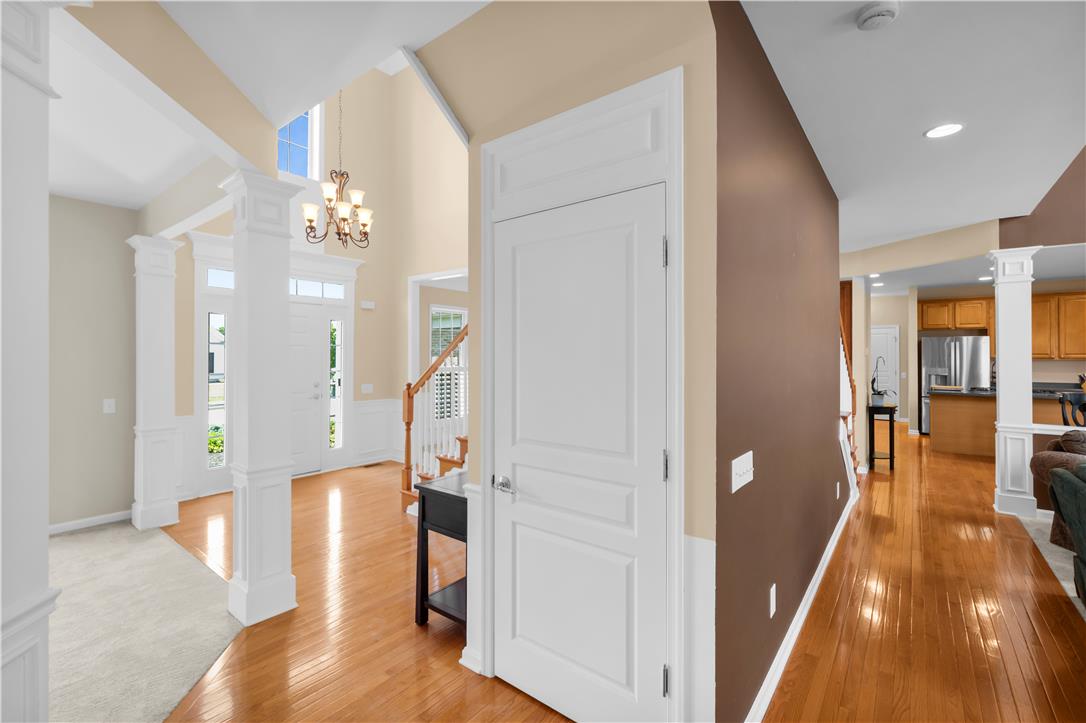 1709 Travers Road Breinigsville, PA 18031 - Photo 25 of 55 A grand entrance with soaring ceilings and gleaming hardwood floors invites you home.