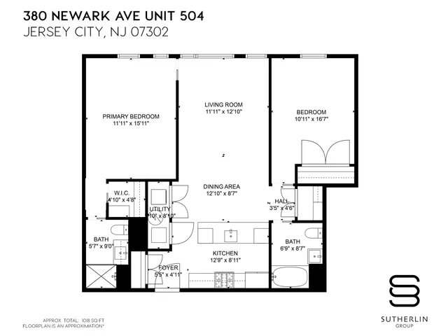 $899,000 | 380 Newark Avenue, Unit 504, Jersey City, NJ 07302