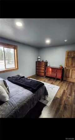 a view of a floor to a yard and outside view