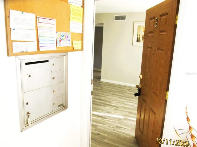 a view of a bathroom with a window