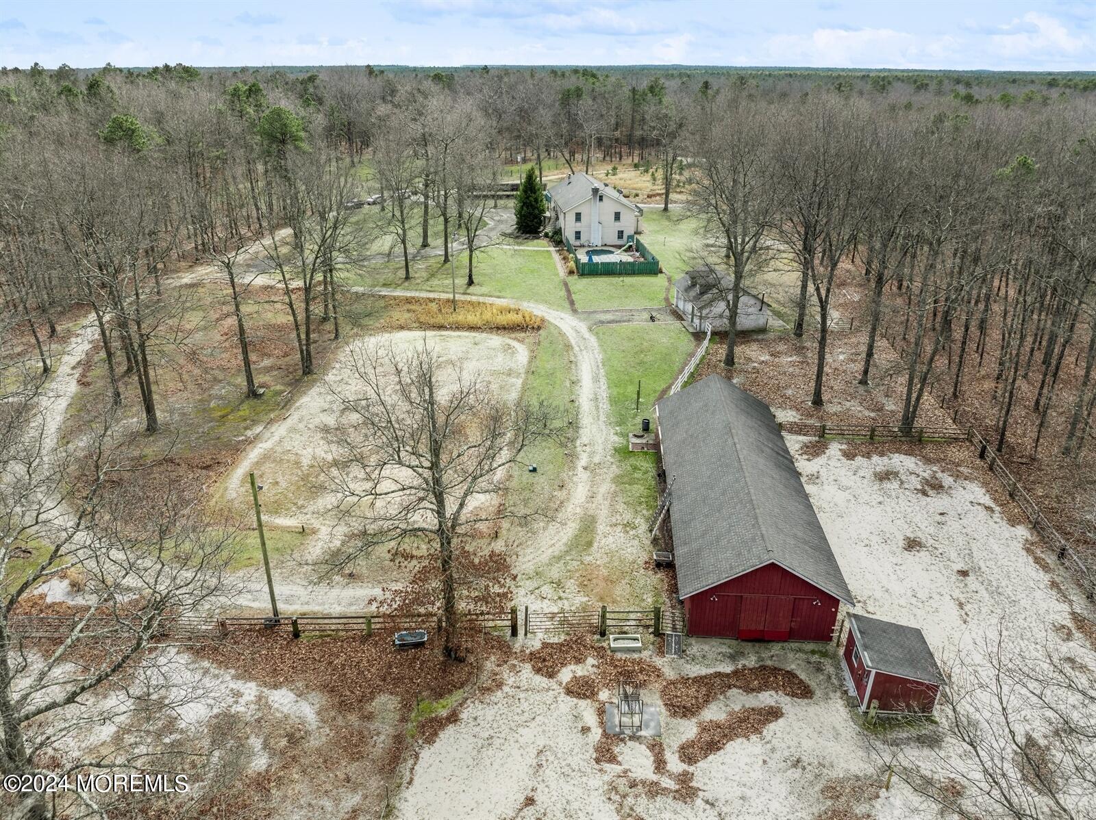 105 Buckingham Road Whiting, NJ 08759 - Photo 48 of 59 a view of a wooden floor with a yard