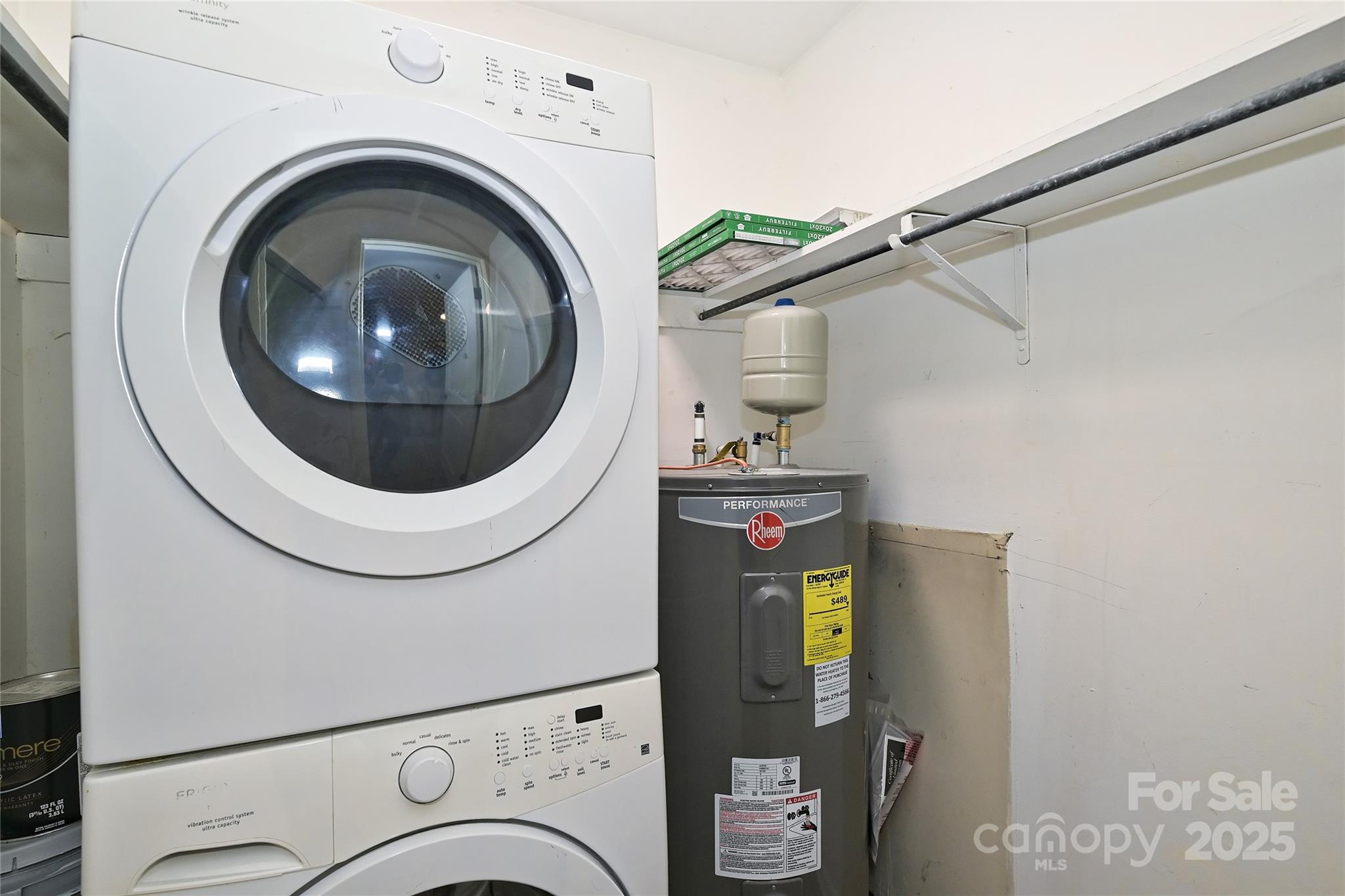 2604 Park Road, Unit B Charlotte, NC 28209 - Photo 18 of 21 a utility room with dryer and washer