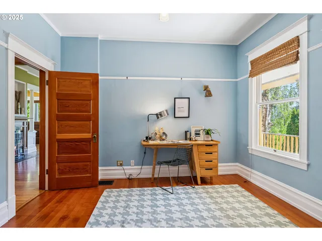 a room with furniture and window