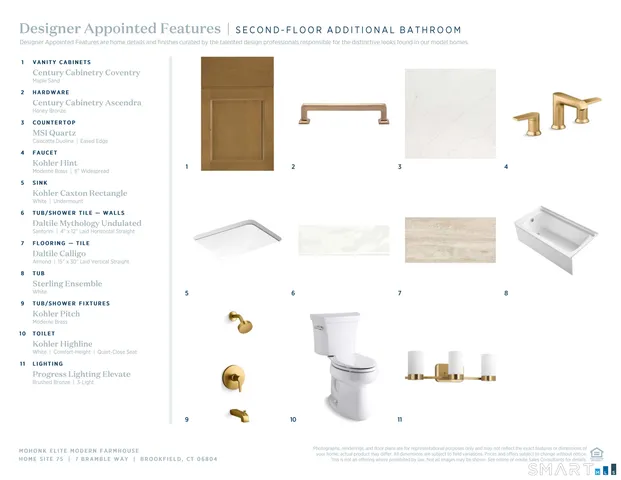 $823,000 | 7 Bramble Way, Unit HOMESITE 75, Brookfield, CT 06804