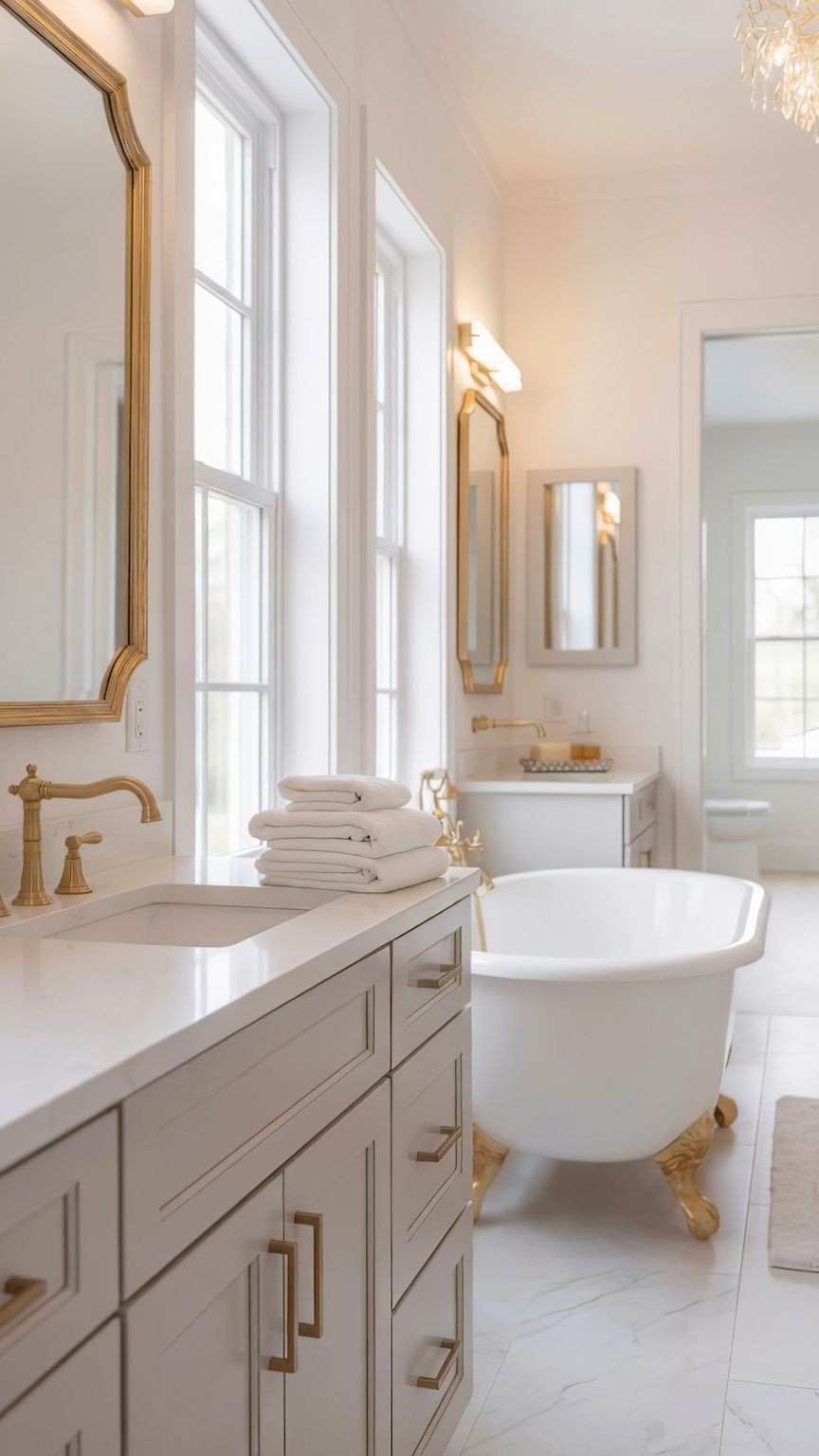 6801 Flat Creek Road College Grove, TN 37046 - Photo 13 of 20 a bath room with a sink and a mirror