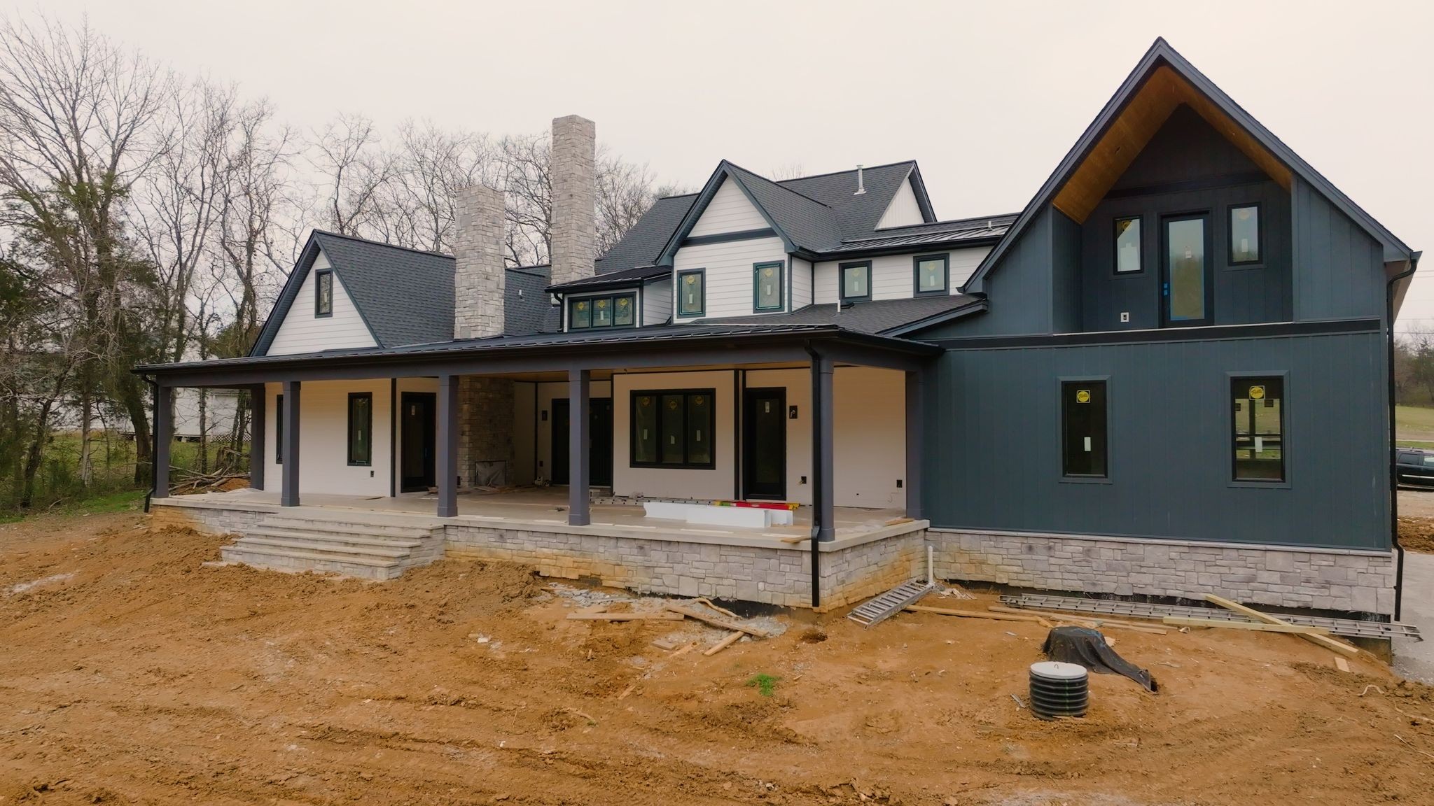 6801 Flat Creek Road College Grove, TN 37046 - Photo 19 of 20 a front view of a house with a yard