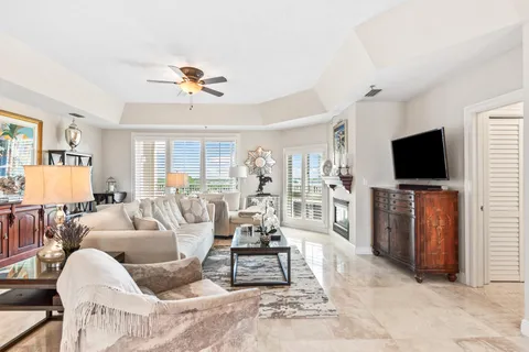 a view of beach and ocean