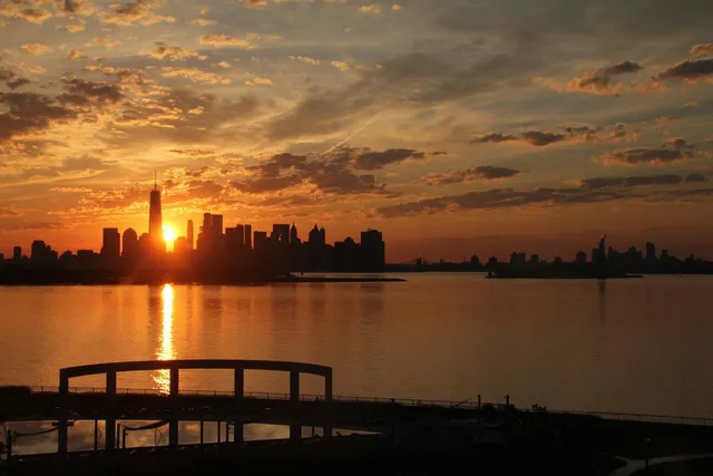a view of lake from yard