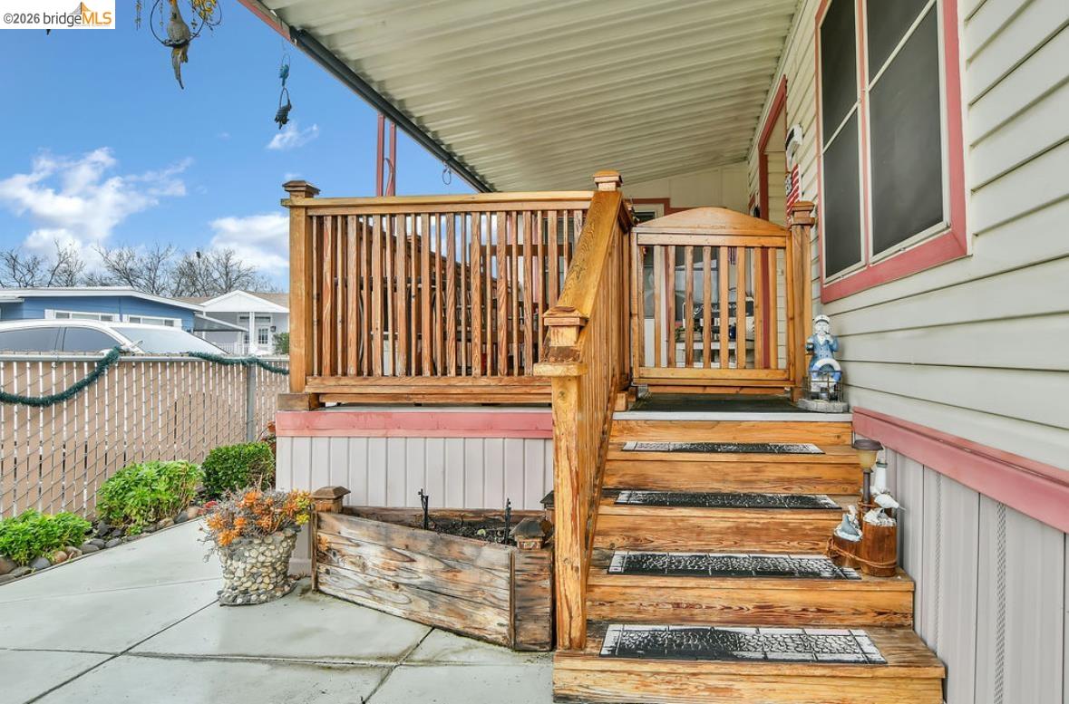 4603 Balfour Road, Unit 86 Brentwood, CA 94513 - Photo 4 of 24 View of wooden porch
