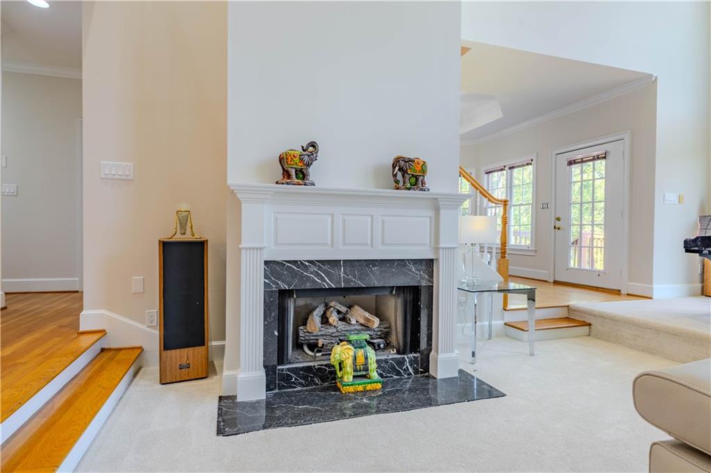 48 Fox Croft Road Rome, GA 30165 - Photo 21 of 69 a living room with furniture and a fireplace