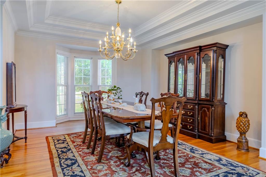 48 Fox Croft Road Rome, GA 30165 - Photo 5 of 69 a view of a dining room with furniture window and wooden floor