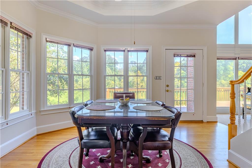 48 Fox Croft Road Rome, GA 30165 - Photo 7 of 69 a view of a dining room with furniture window and wooden floor
