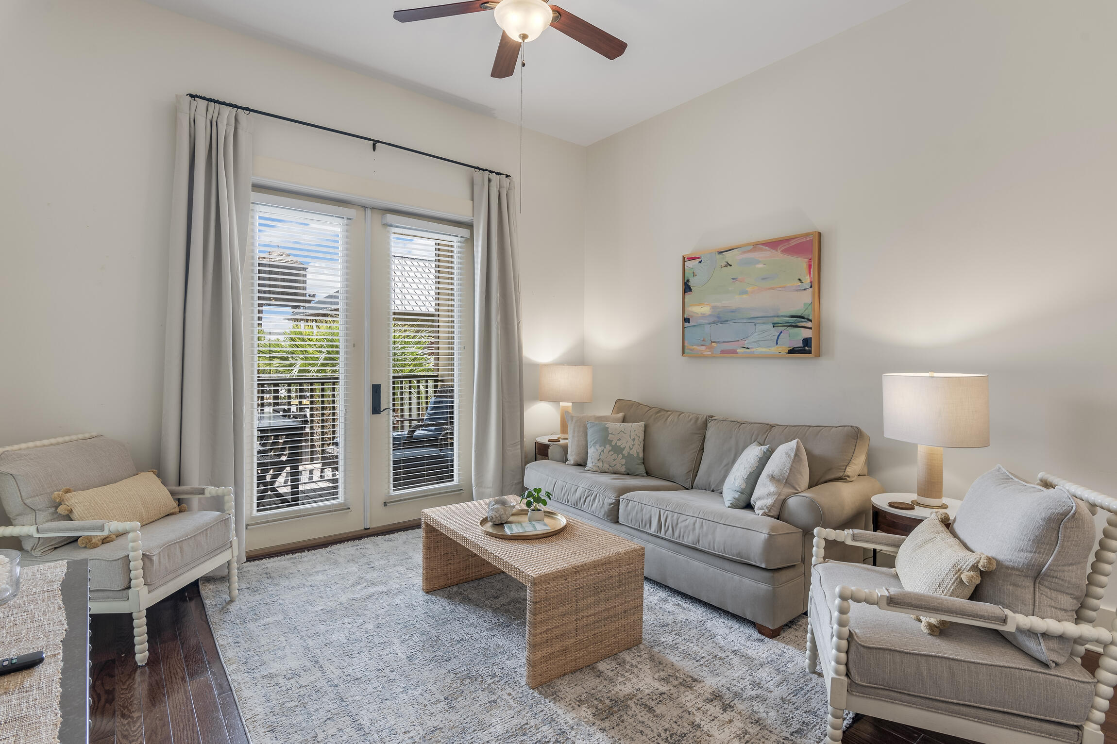 2050 West County Highway 30A, Unit M1219 Santa Rosa Beach, FL 32459 - Photo 2 of 47 a living room with furniture and a large window