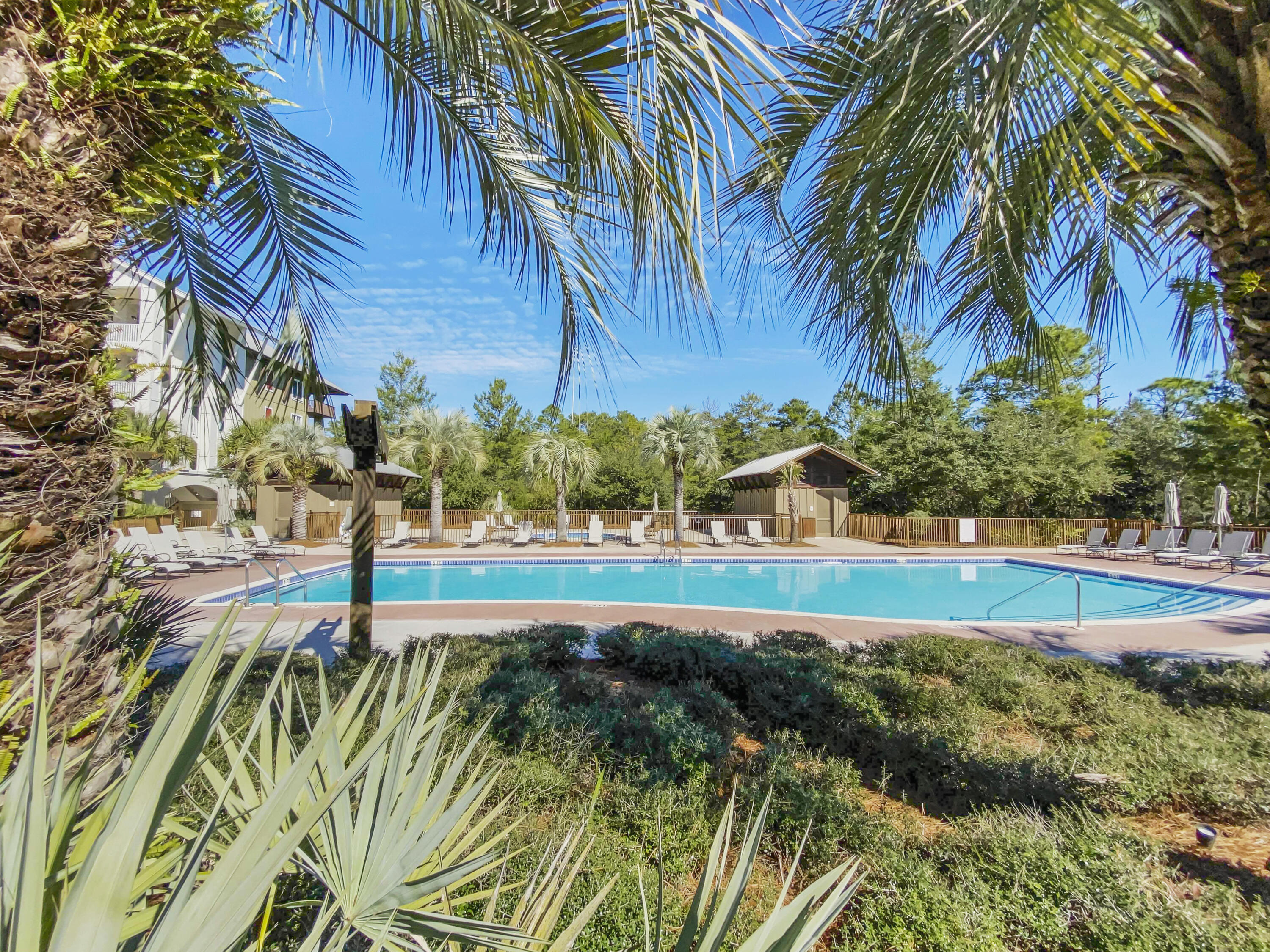 2050 West County Highway 30A, Unit M1219 Santa Rosa Beach, FL 32459 - Photo 32 of 47 a view of a yard with palm trees
