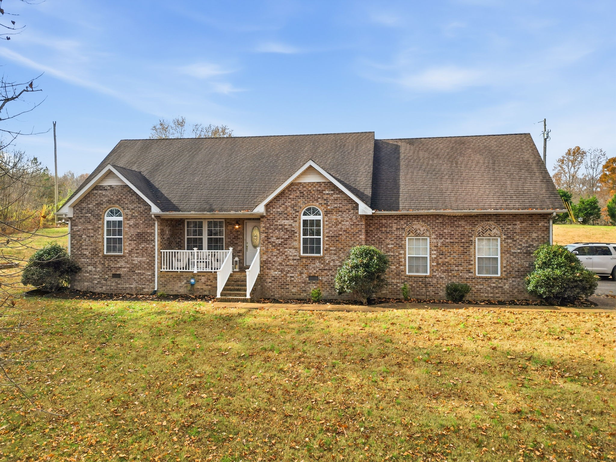 742 Bowling Branch Road Cottontown, TN 37048 - Photo 4 of 42 a front view of house with yard