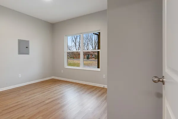wooden floor in a empty room
