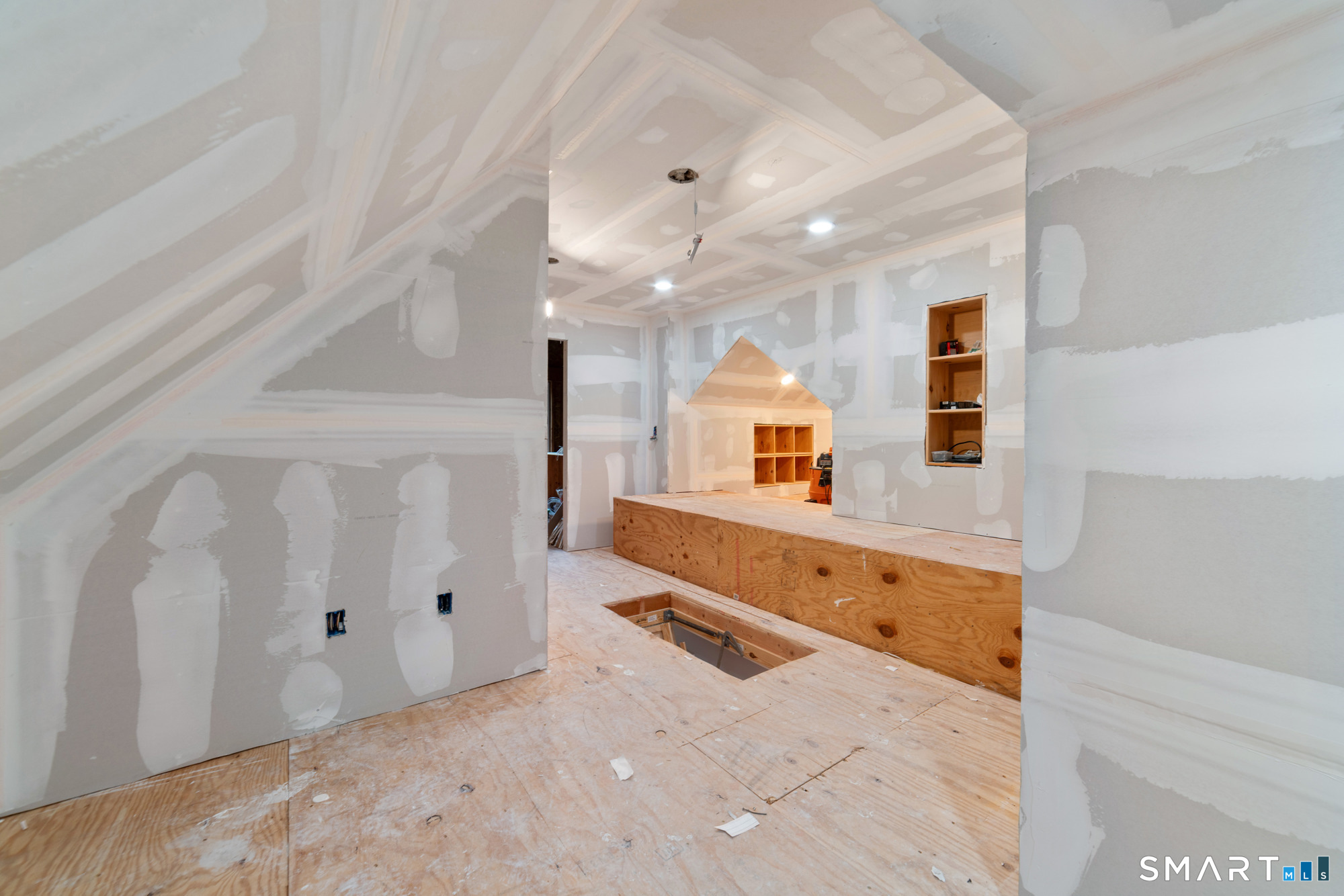 611 Kent Road New Milford, CT 06755 - Photo 28 of 39 Partially finished attic - there are pull down stairs only