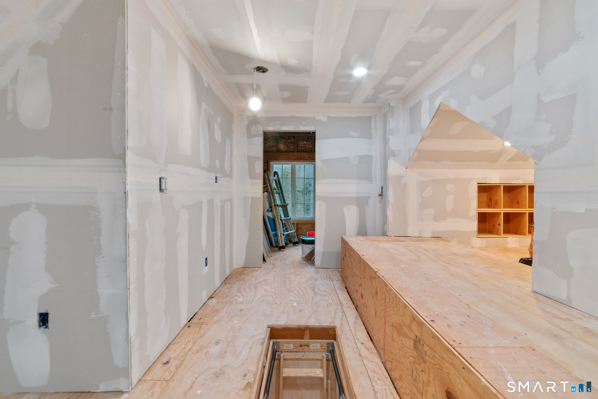 611 Kent Road New Milford, CT 06755 - Photo 29 of 39 Partially finished attic - there are pull down stairs only