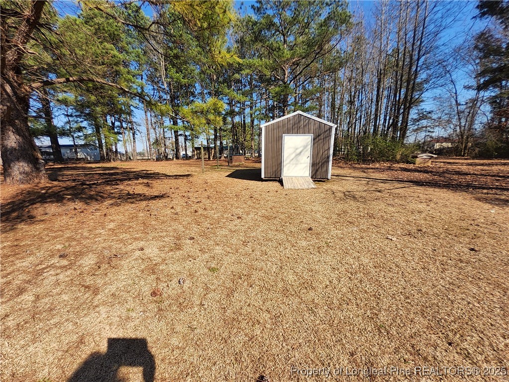 87 Drox Lane Clinton, NC 28328 - Photo 5 of 22 a view of road and trees
