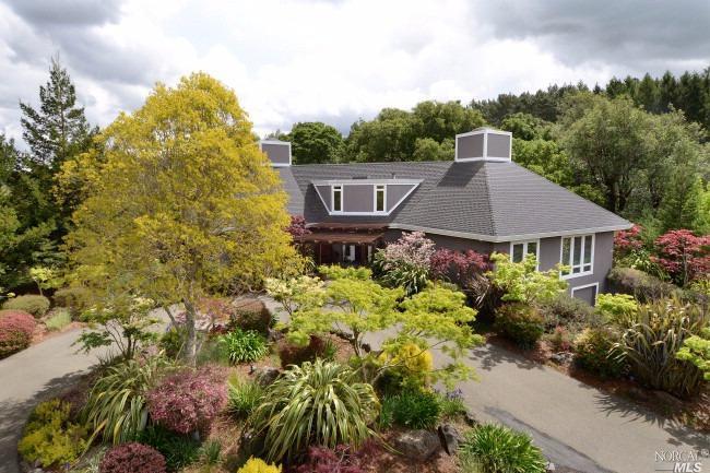 4155 Pressley Road Santa Rosa, CA 95404 - Photo 1 of 1 a front view of a house with a yard and potted plants