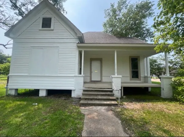a view of a house with a balcony