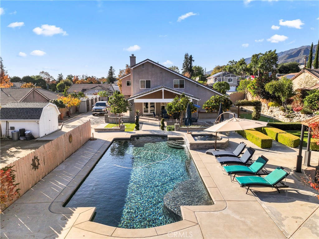 5737 Peridot Avenue Rancho Cucamonga, CA 91701 - Photo 22 of 40 a view of a house with outdoor space