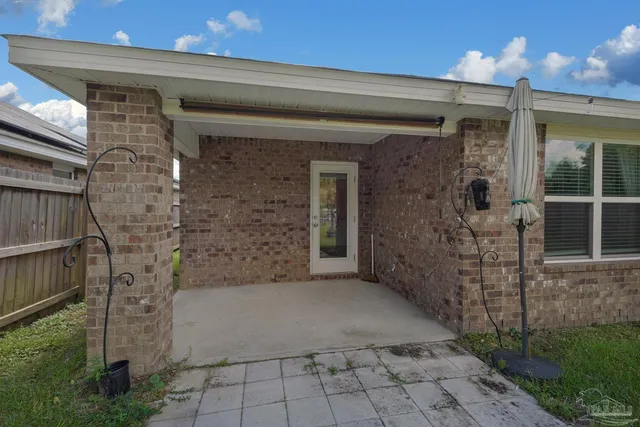 a view of a pathway of the house