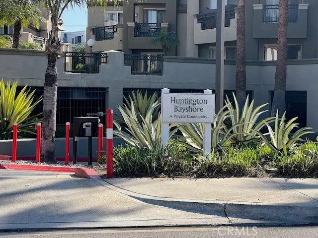 a view of a building with a street