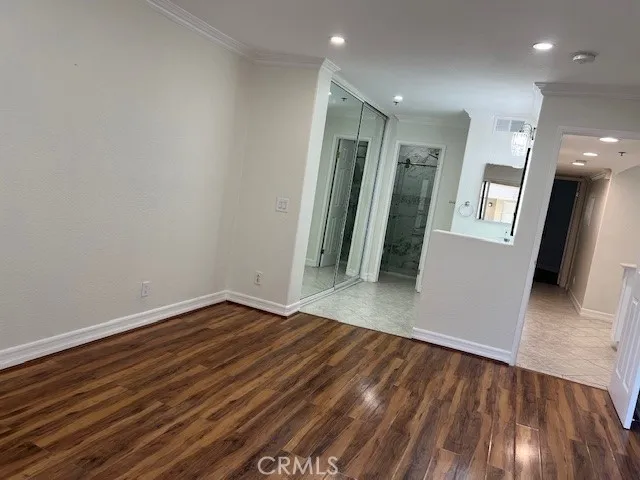 a bathroom with double sink and shower