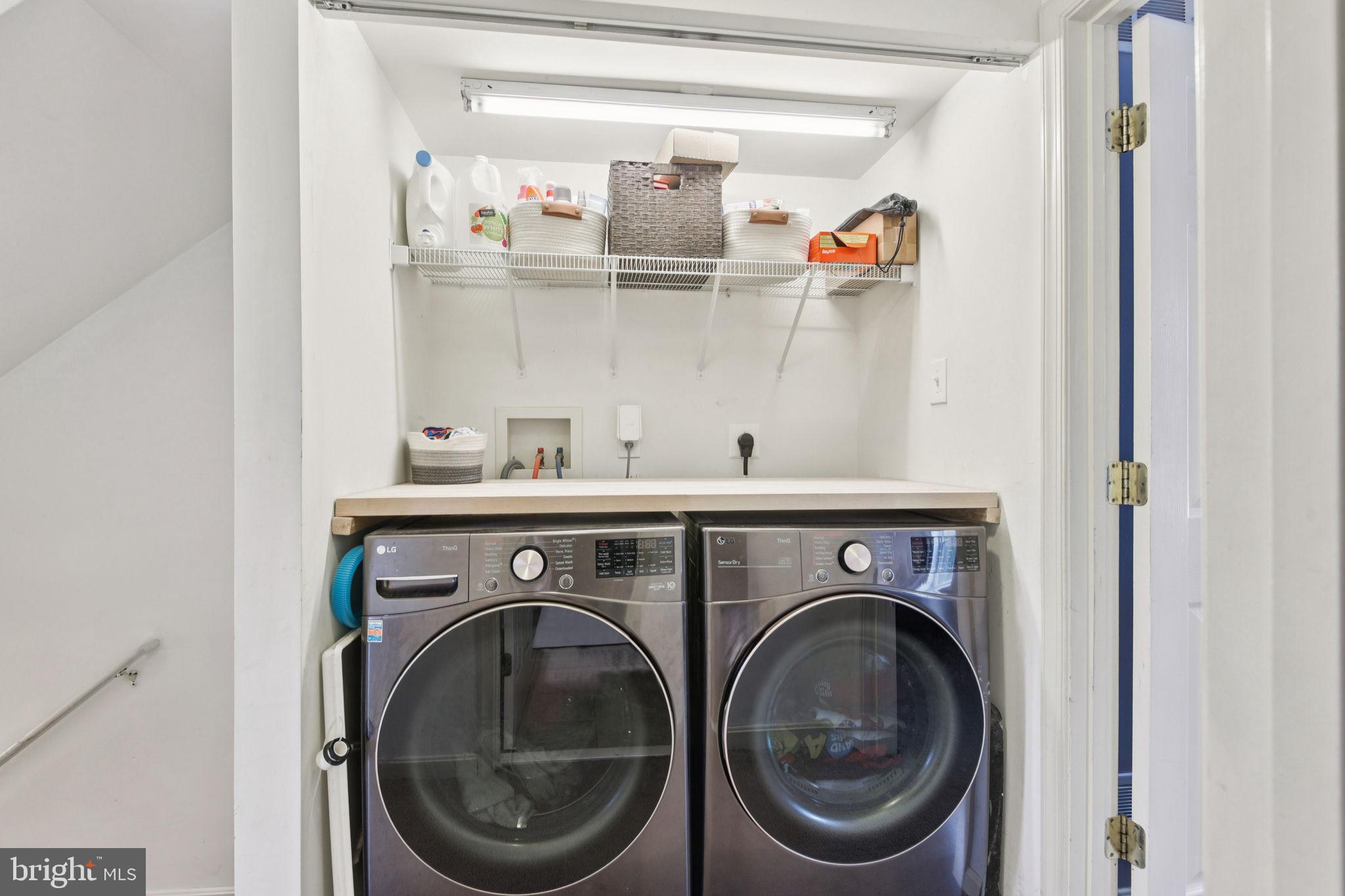 14844 Toll Road New Windsor, MD 21776 - Photo 20 of 30 a utility room with closet dryer and washer
