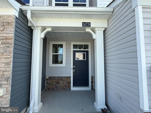a view of front door of house