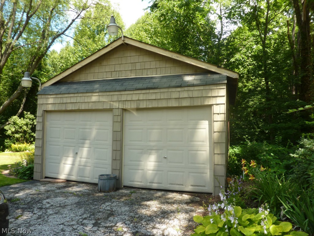 9896 Wilson Mills Road Chardon, OH 44024 - Photo 22 of 25 Detached Two-Car Garage ... May Need a Little Work ... But Does the Job!