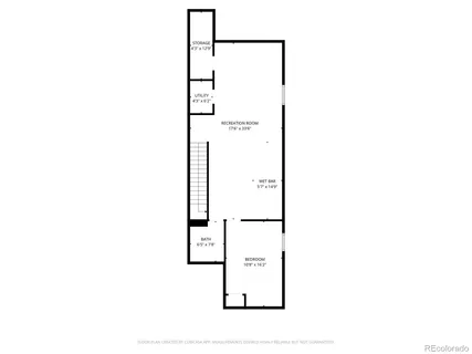 a picture of a bench in a white building