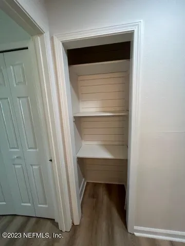 a view of walk in closet